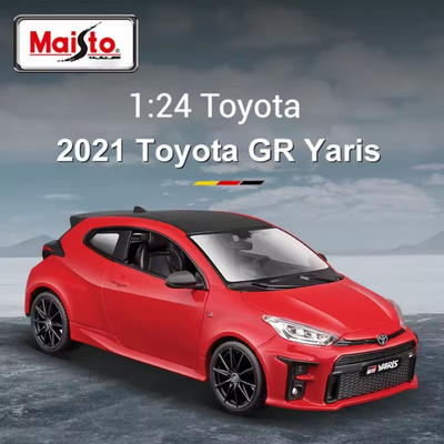 Maisto 1:24 2021 Toyota GR Yaris Model - Red