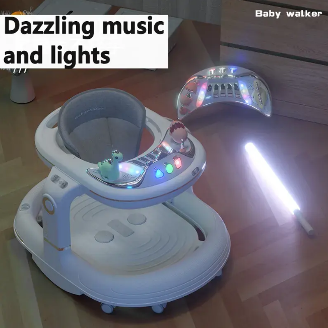 4in1 Multi-functional Baby Musical Walker - White