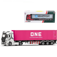 1:24 Diecast Metal Transport Container Truck