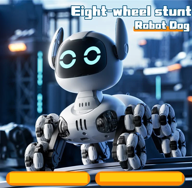 Electric RC 8 Wheels Stunt Dog