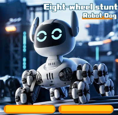 Electric RC 8 Wheels Stunt Dog
