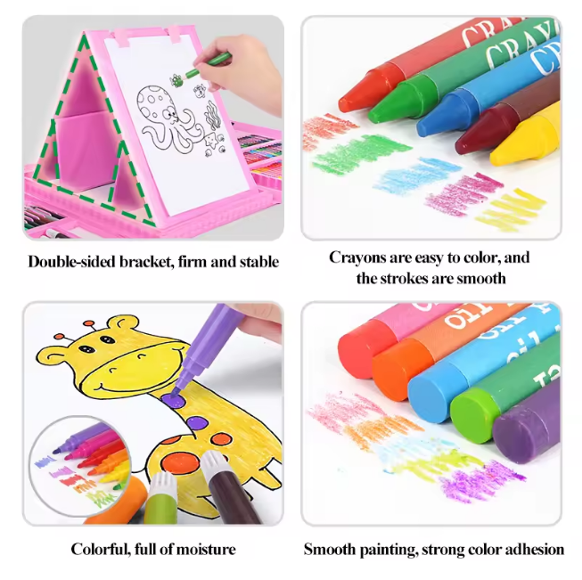 208Pcs Premium Unicorn Kids Super Mega Art Set