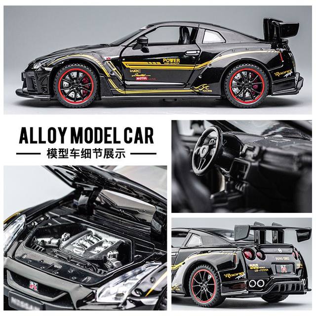 1:24 Diecast Nissan GTR Sports Model Car