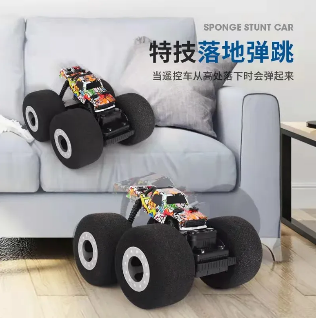 2.4GHz RC Sponge Wheels Stunt Car