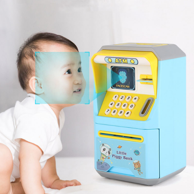 Kids Face Recognition Money Saving ATM Machine