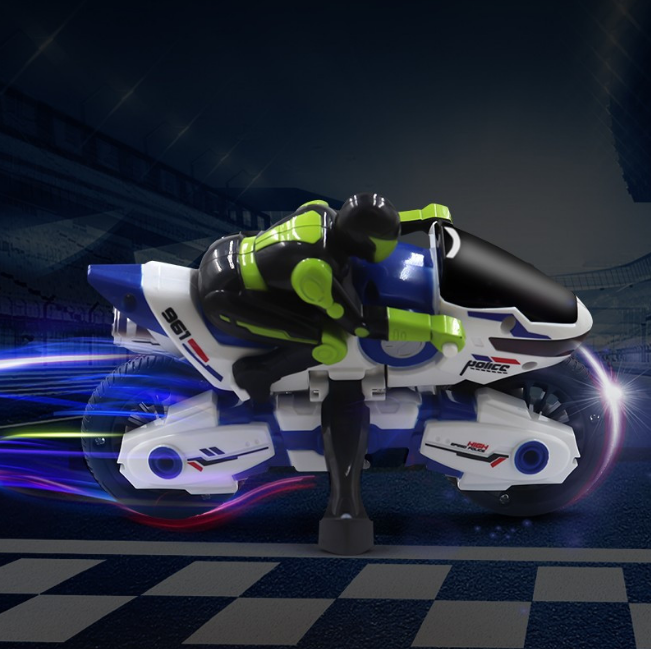 Remote Control Zenith Rotating Bike With Lights
