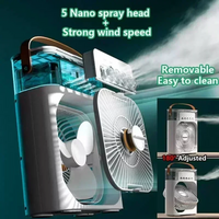 4in1 Air Conditioner Humidifier Fan With Lights