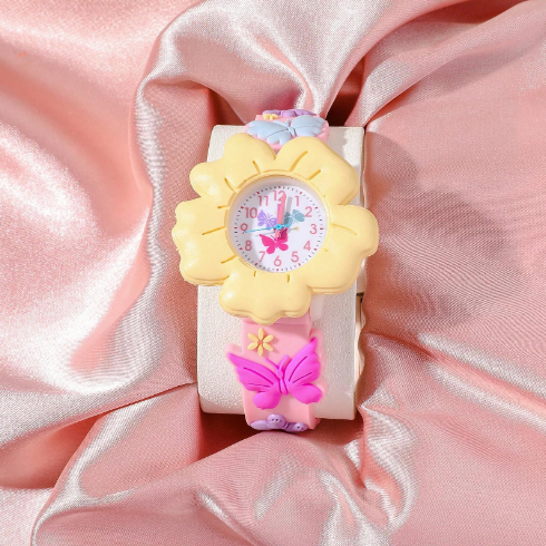 Unique Themed Silicon Strap Watch For Girls - Assortment