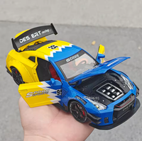 1:24 Diecast Nissan GTR R35 Model Car With Smoke