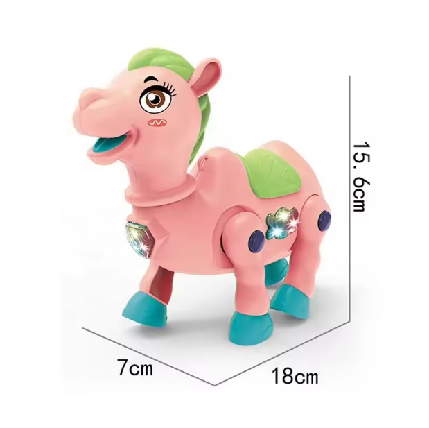 Battery Operated Cute Camel Pet Toy With Light & Music