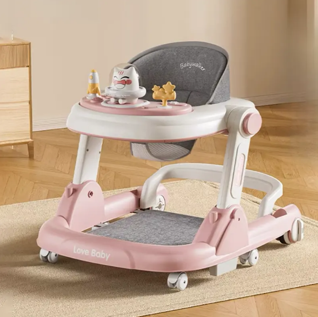 3in1 Multi-functional Baby Walker - Pink