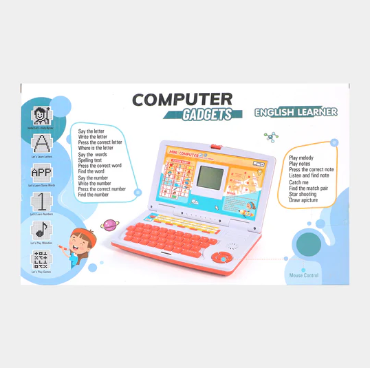 20 Activities Kids English Learning Computer - Orange