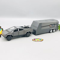 1:32 Diecast Tesla Cyber Truck With Trailer