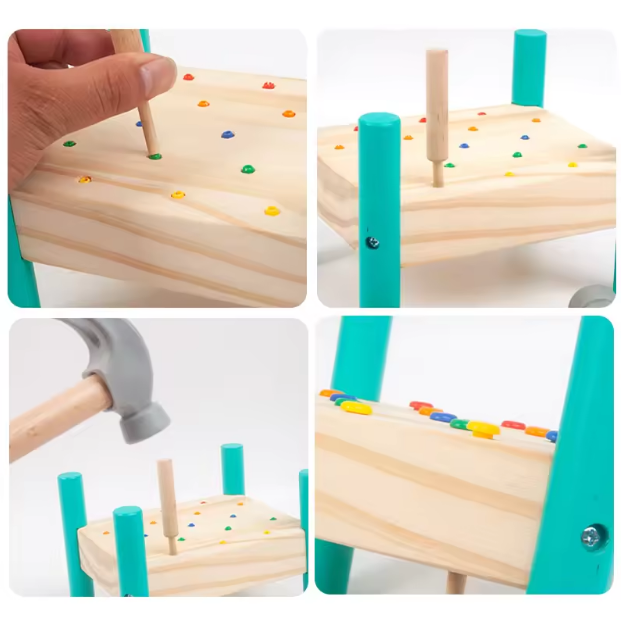 Wooden Hammer Pounding Toy