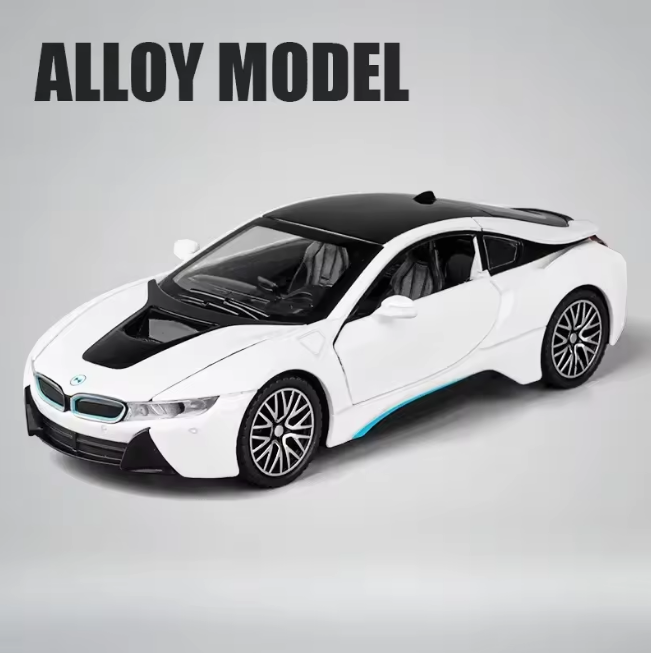 1:32 Diecast BMW i8 Model Car