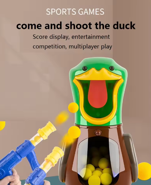 Soft Ball Gun Duck Shooting Game Toy