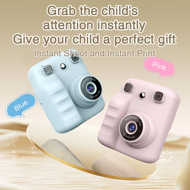 Kids HD Precision Lens Instant Print Camera