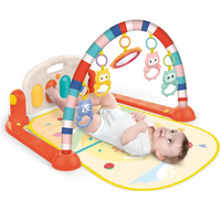 Huanger Baby Owl Piano Play Gym - Orange