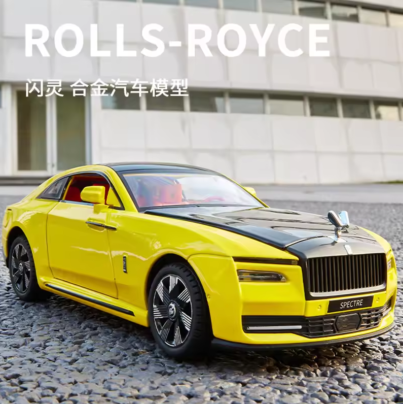 1:24 Diecast Rolls Royce Specter Car Model