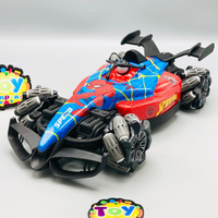 Remote & Watch Controlled Spiderman Themed Stunt Spray Car