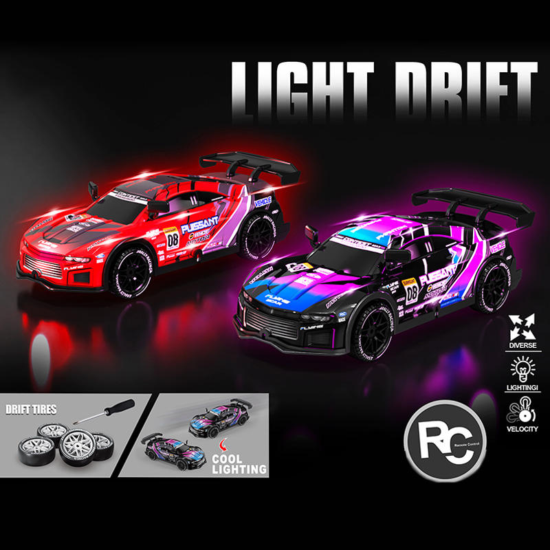 2.4GHz RC LED Lighting Stunt Drift Car
