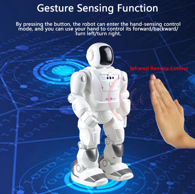 Remote & Induction Controlled Devo Robot