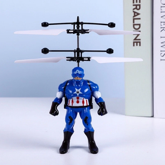 Hand Sensor Flying Captain America Aircraft