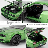 1:22 Diecast Demon Dodge Challenger SRT Model Car