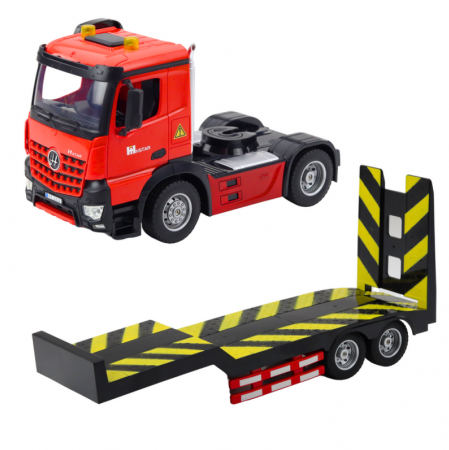 Remote Control Large Transport Semi-Trailer With Car