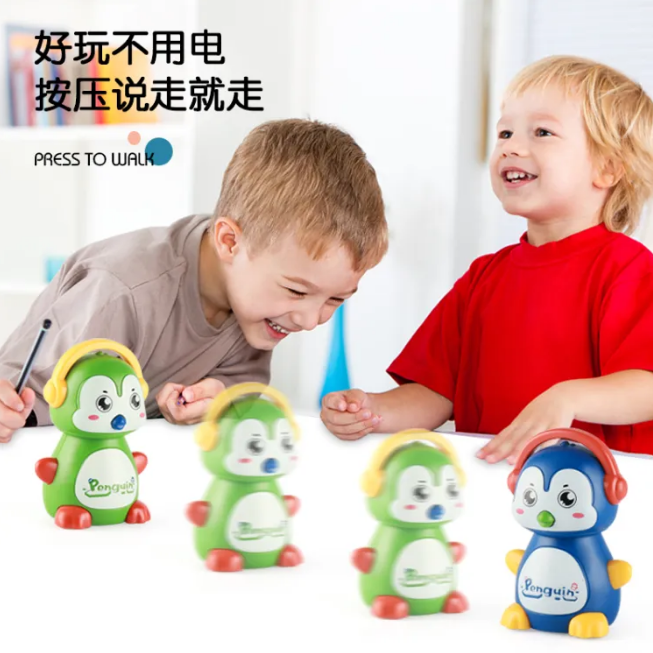 Press & Go Cute Pet Penguin - 1Pc