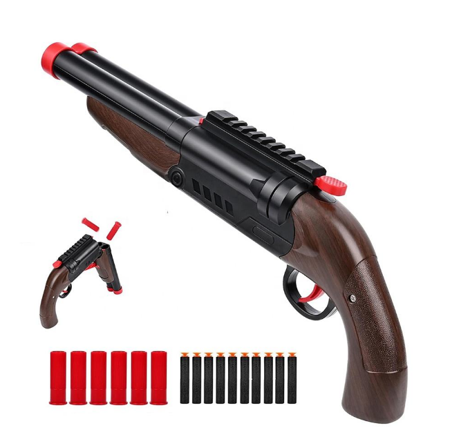 Manual Classic Double-Barrel Soft Bullet Shooting Gun