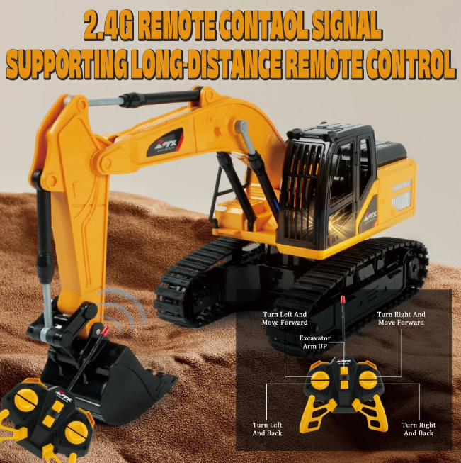 2.4G Remote Control Excavator With Lights