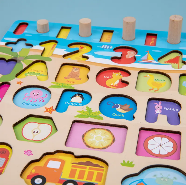 6in1 Wooden Logarithmic Board