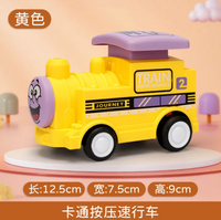 1Pcs Inertial Press & Go Little Train Toy