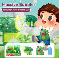 Electric Cute Dinosaur Backpack Colorful Bubble Gun