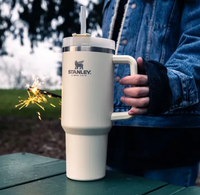 Original Stanley Insulated Tumbler With Straw - Gray