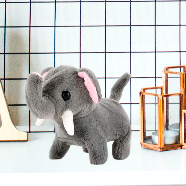 Cute Walking Plush Elephant With Sound