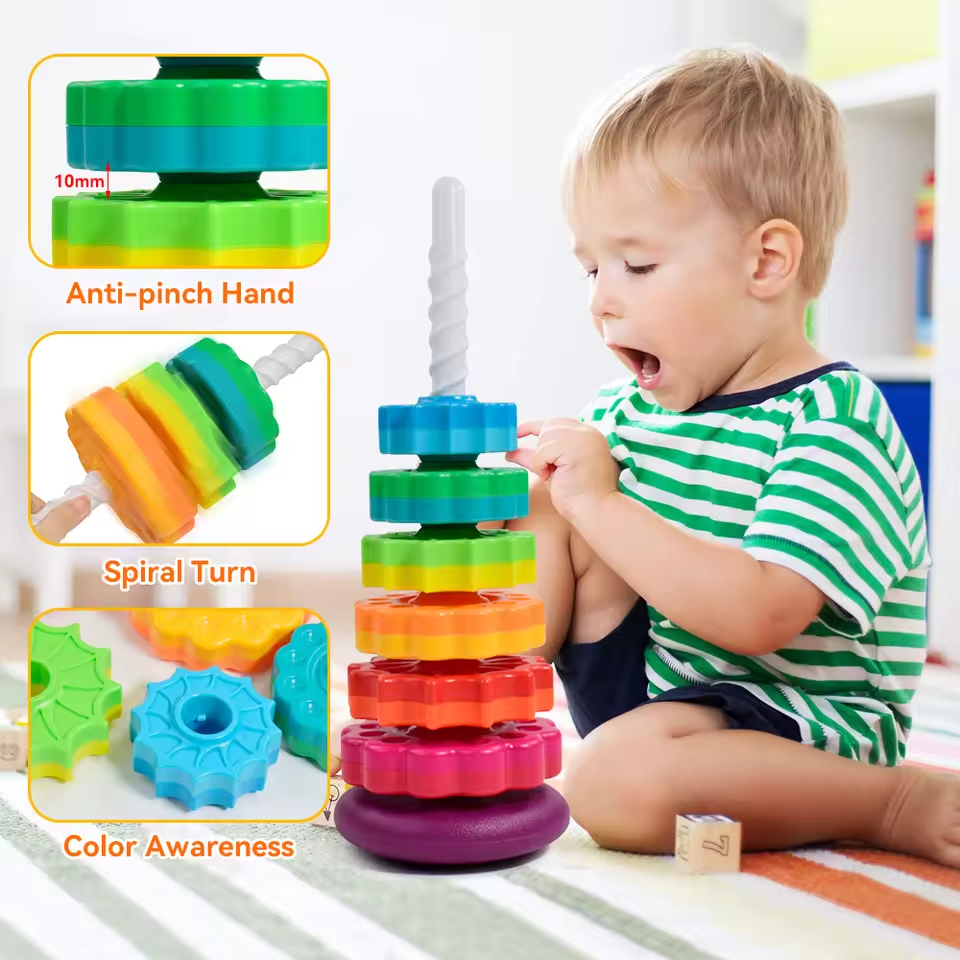 Rainbow Tower Toy For Kids