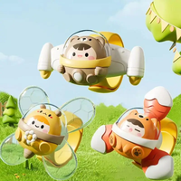 3Pcs Space Themed Baby Spinning Rattles