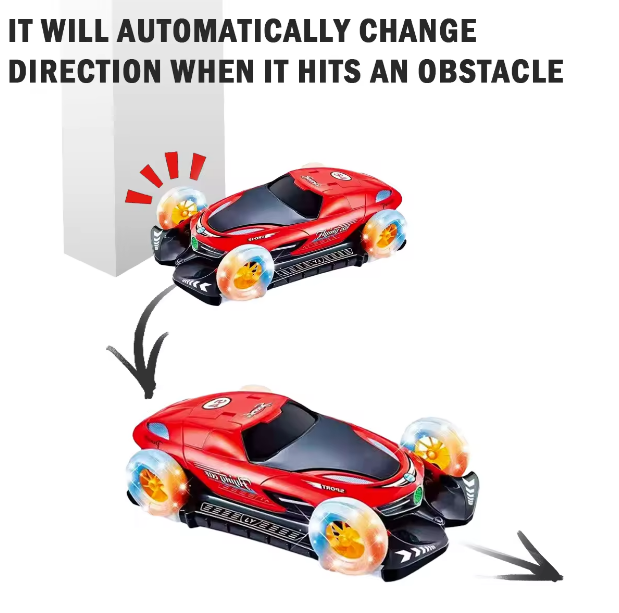 Electric Action Flying Car With Light & Sound