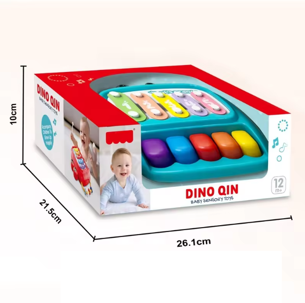 Battery Operated Xylophone & Piano Toddlers Toy