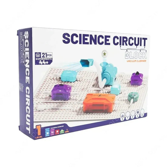 21Pcs Electric Vacuum Cleaner Science Circuit Block