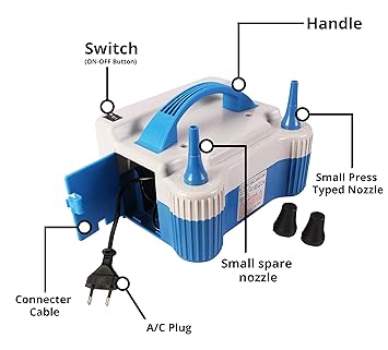 AC220-240V Electric Two Ports Balloon Blower Pump