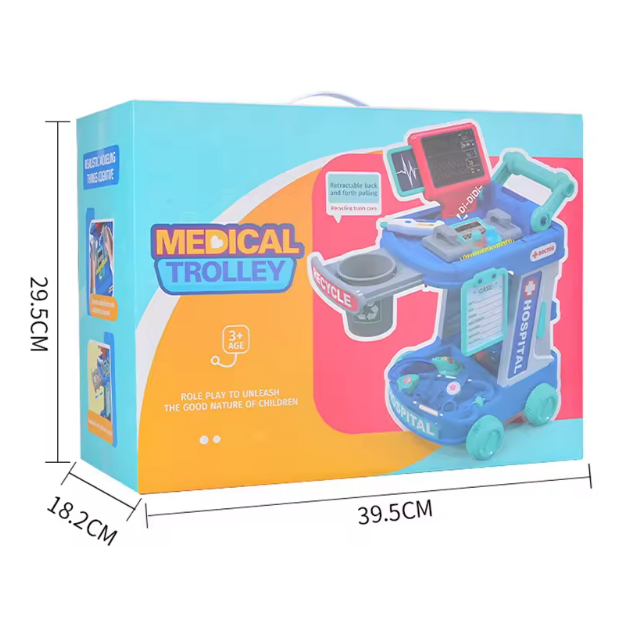 Kids Hospital Medical Trolley Tools Set