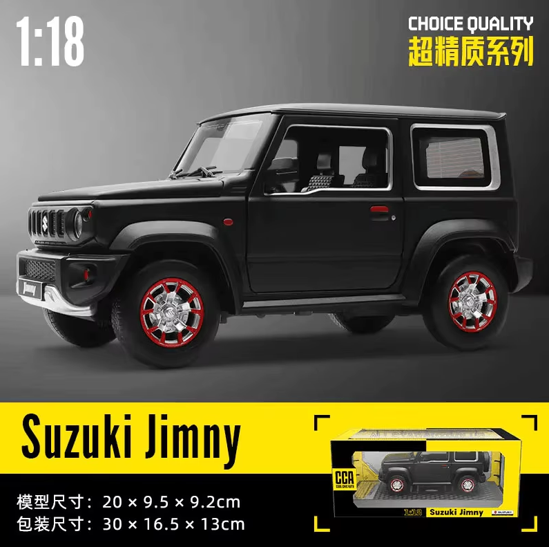 1:18 Diecast Suzuki Jimny Official Licensed Model - Black