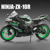 1:12 Diecast Kawasaki Ninja ZX-10R Model Bike