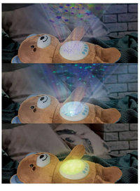 Multi-Effects Musical Star Light Projection Bear