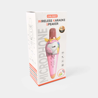 Rechargeable Unicorn Themed Handheld Bluetooth Microphone