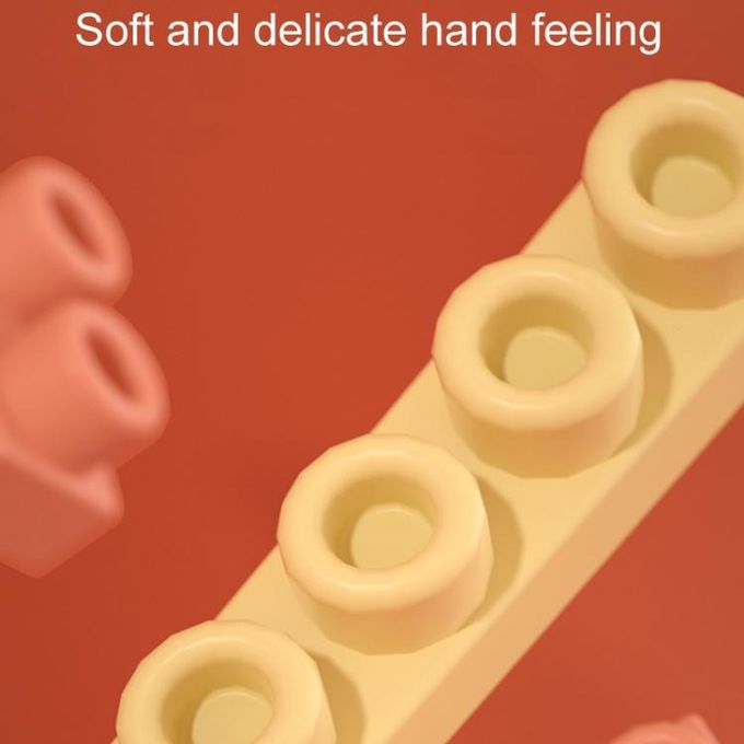 40Pcs Soft Rubber Building Blocks