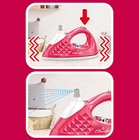 Kids Pretend Play Mini Iron With Water Spray